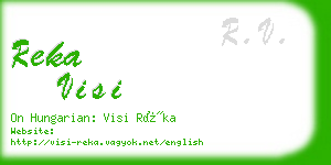 reka visi business card